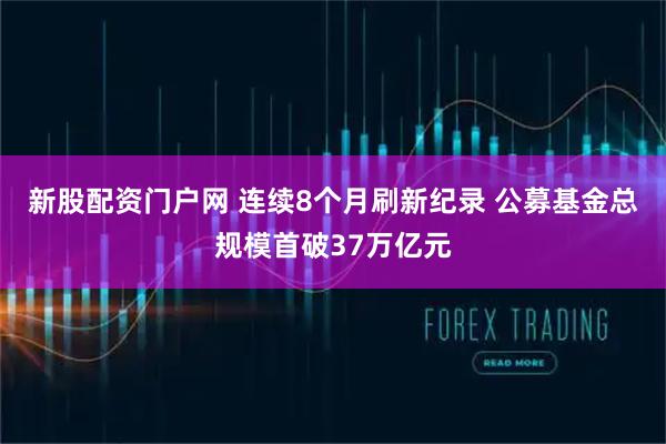 新股配资门户网 连续8个月刷新纪录 公募基金总规模首破37万亿元